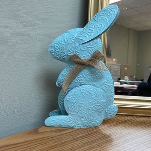Metal Easter Bunny Decor